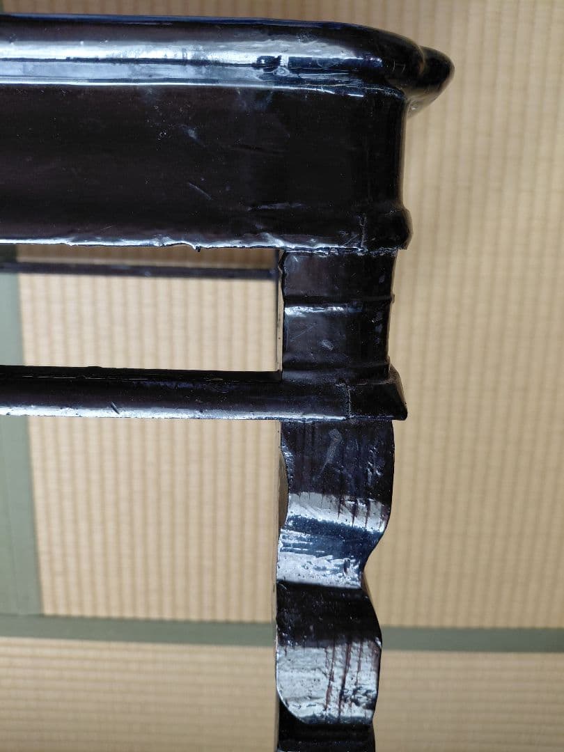 李朝　螺鈿細工　ソバン　四方膳