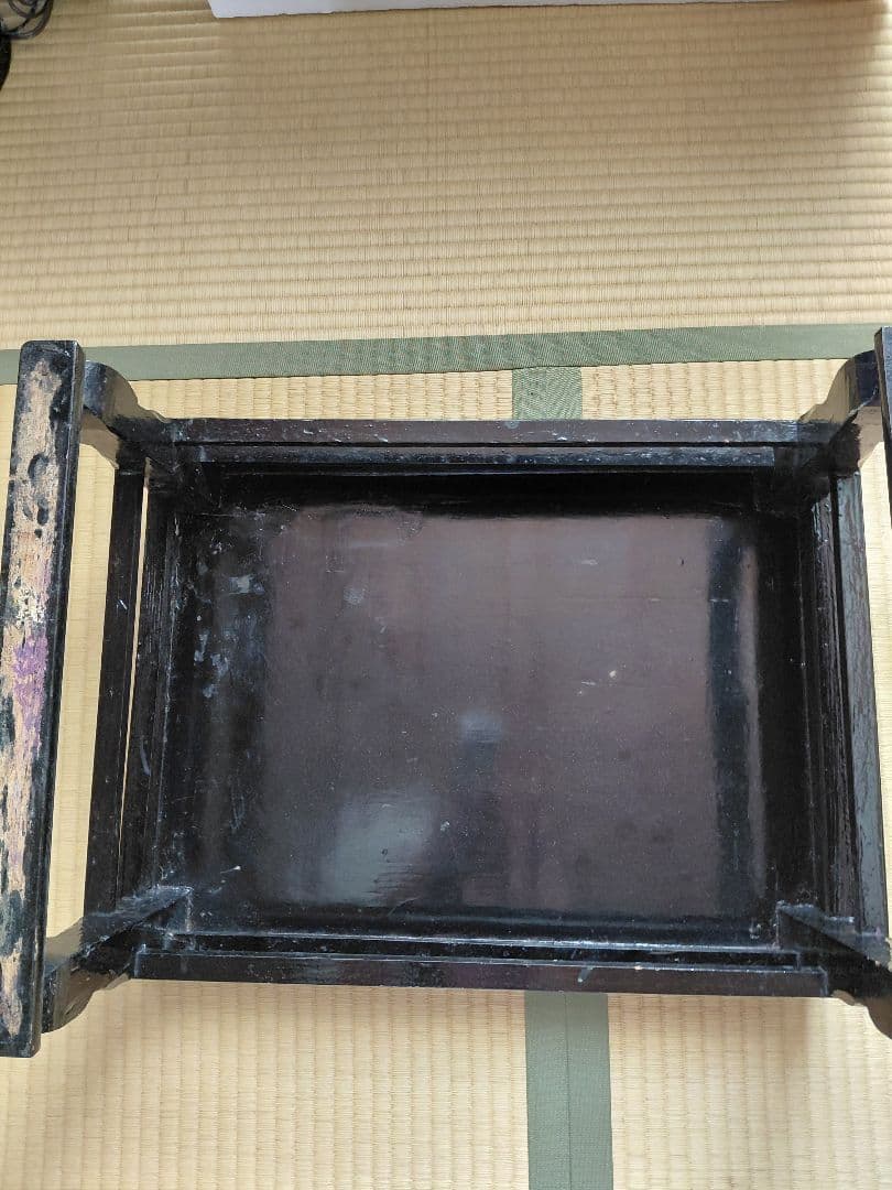 李朝　螺鈿細工　ソバン　四方膳