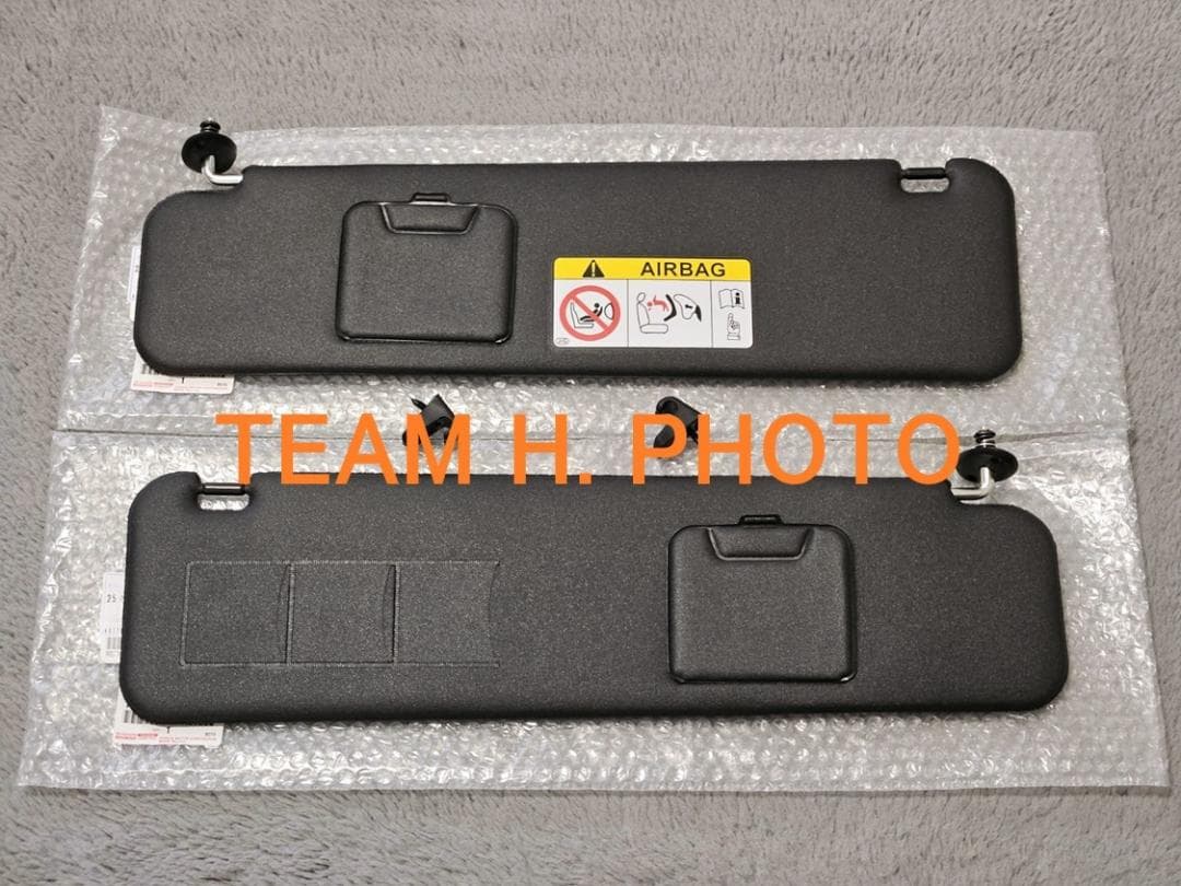 新品　200系 ハイエース ダークプライム2　純正 サンバイザー　ワイド用　黒