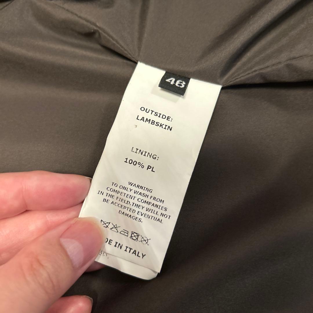 EMMETI エンメティ ライダースジャケット JURI 46 ブラウン