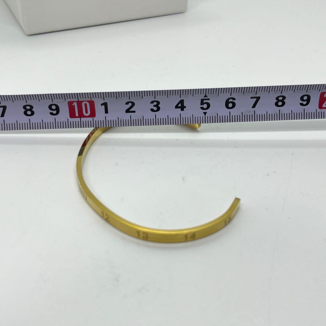 Maison Margiela メンズ ブレスレット ナンバー 11 ゴールド