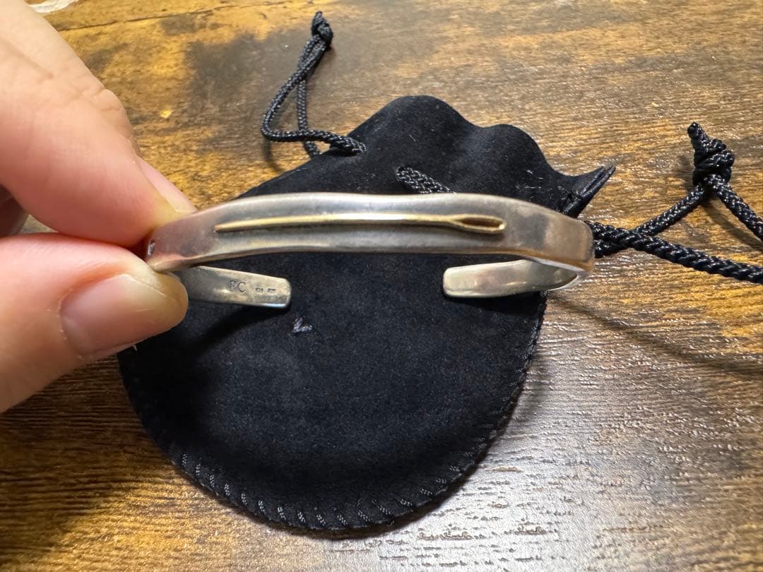 PORTERCLASSIC NEEDLEBANGLE ニードルバングル刻印付き
