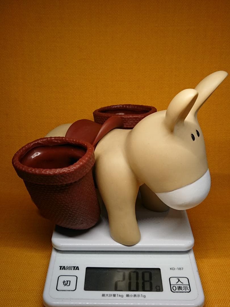 ロバ　小物入れ　プラスチック　置物　インテリア　工芸品　美術品　A3268