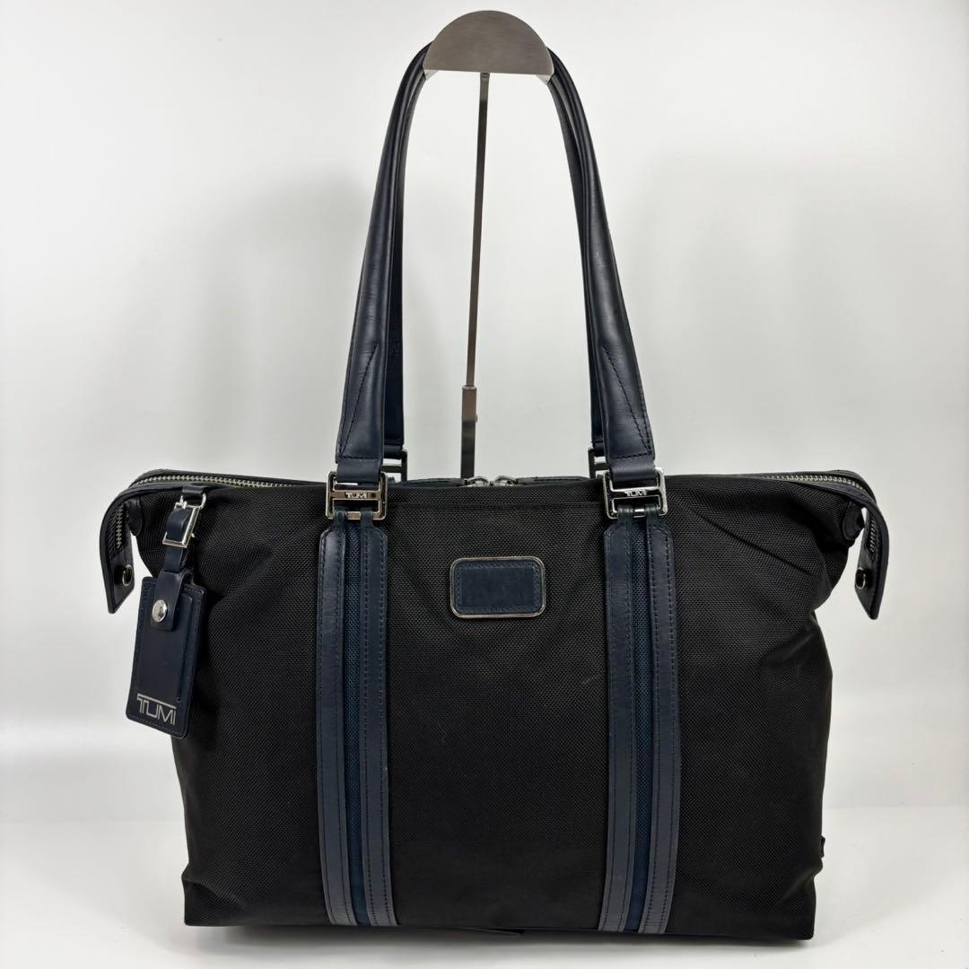 ✨激レア✨TUMI 日本限定 トートバッグ JARVIS ブラック 肩掛け　紺色