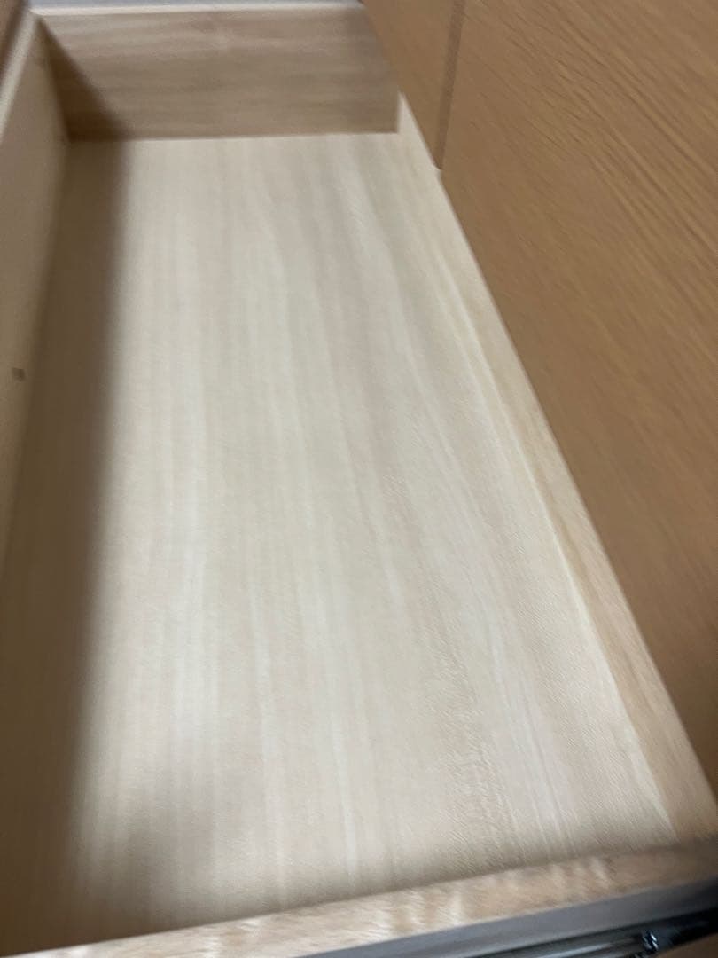 【無印良品】【廃盤】オーク材　無垢材　6段　チェスト