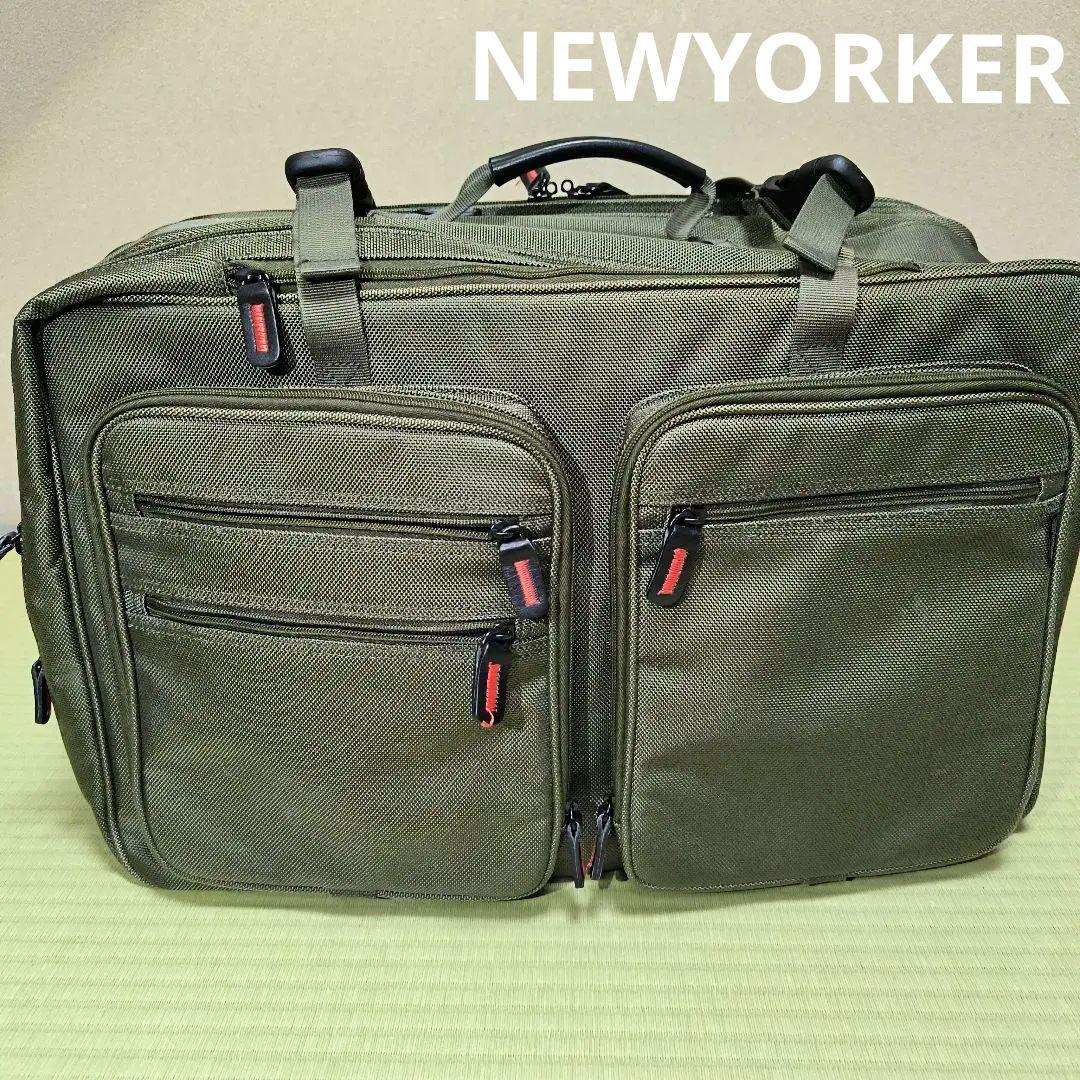 NEWYORKER ビジネスバッグ　大型　35リットル　A3サイズ対応　美品