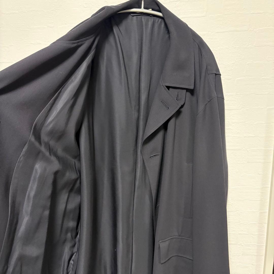 ジャケット・アウター AURALEE HARDTWIST WOOL DOBBY HALF COAT 4