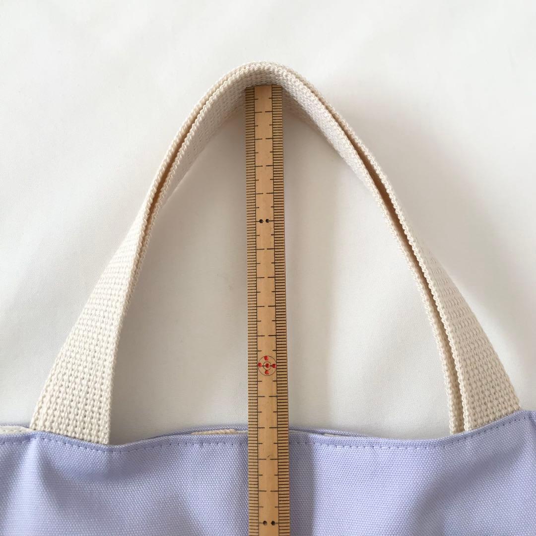 入園入学4点セット　お着替え袋L ラベンダー　ブラックハートキルティング