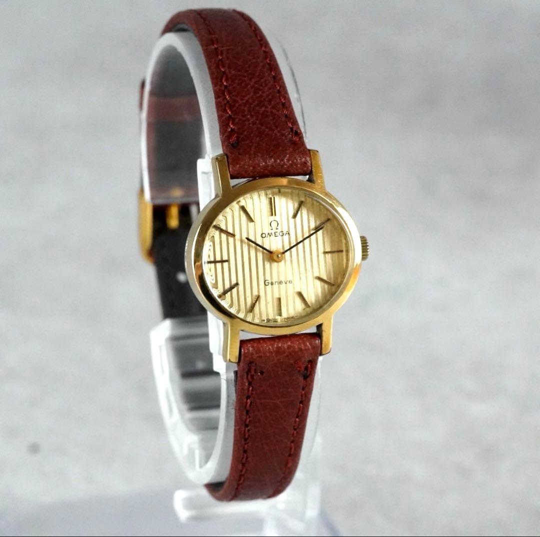 OMEGA オメガ ジュネーブ ヴィンテージ 楕円 レディース 腕時計 手巻き
