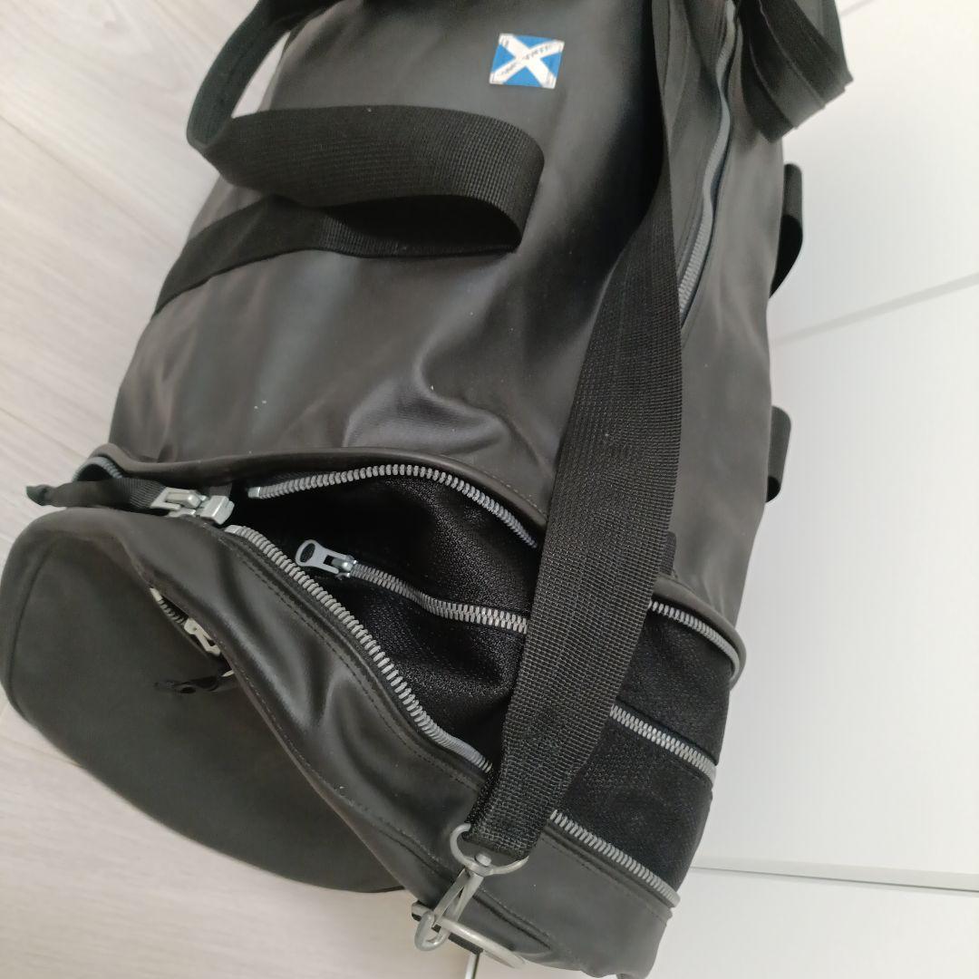 最終　吉田カバン ラゲッジレーベル 青バッテン ニューライナー ドラムバッグ 黒