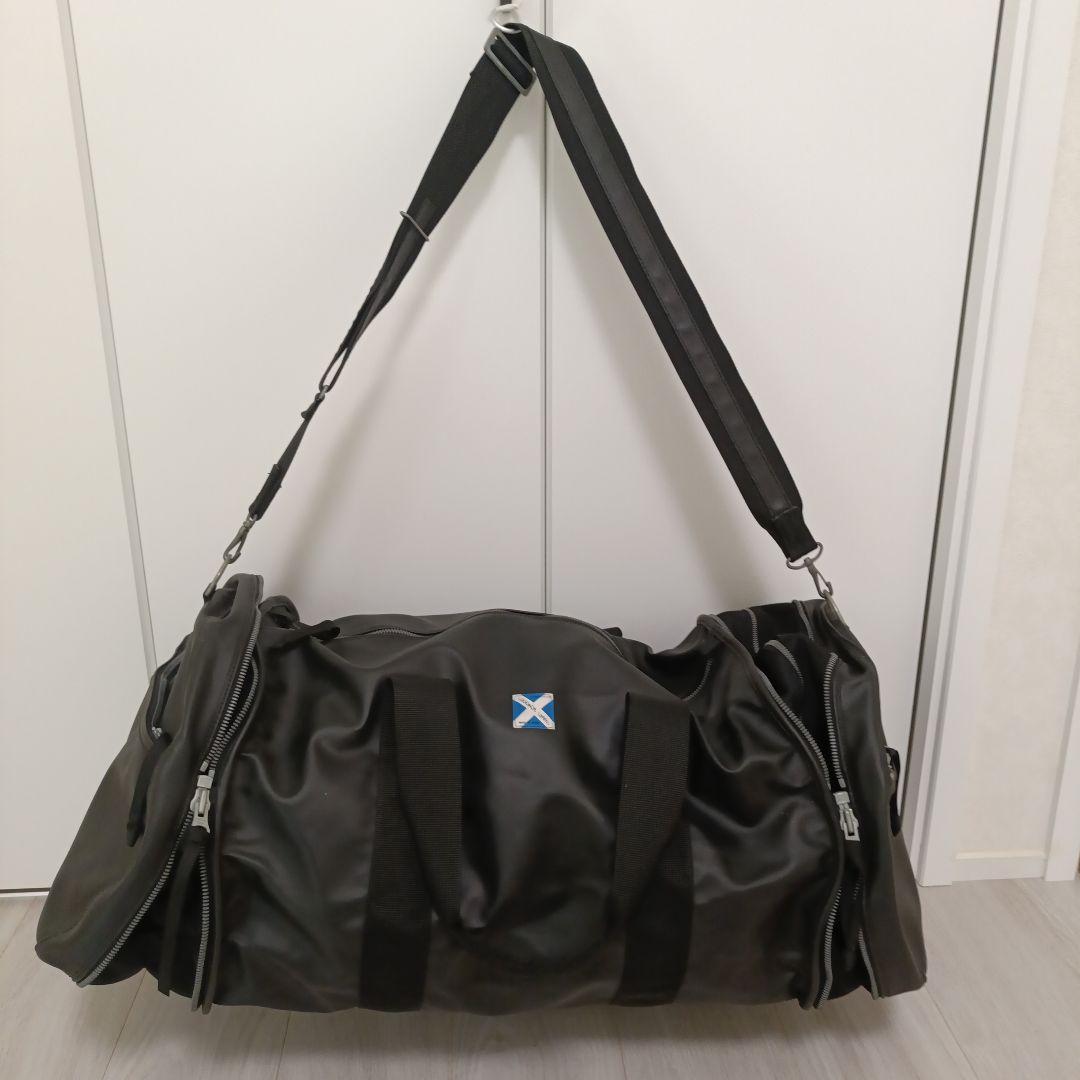 最終　吉田カバン ラゲッジレーベル 青バッテン ニューライナー ドラムバッグ 黒