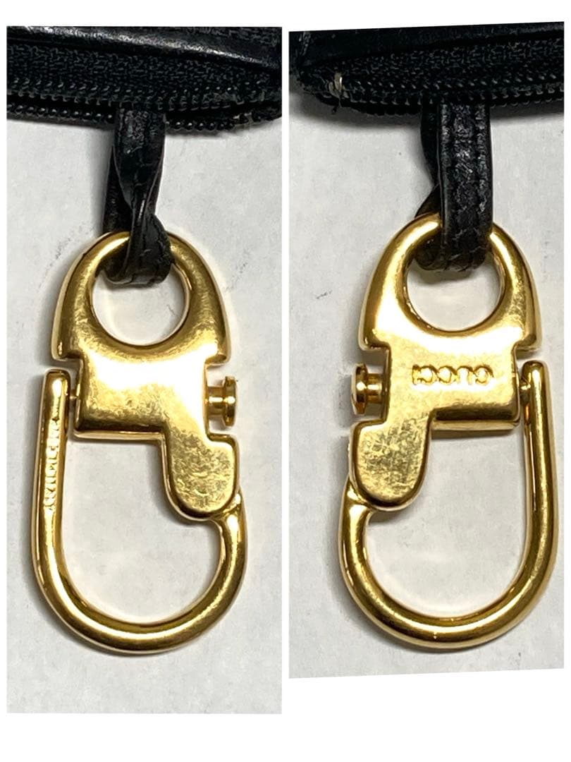 良品　GUCCI グッチ　GGキャンバス レザー　ケース　カードケース