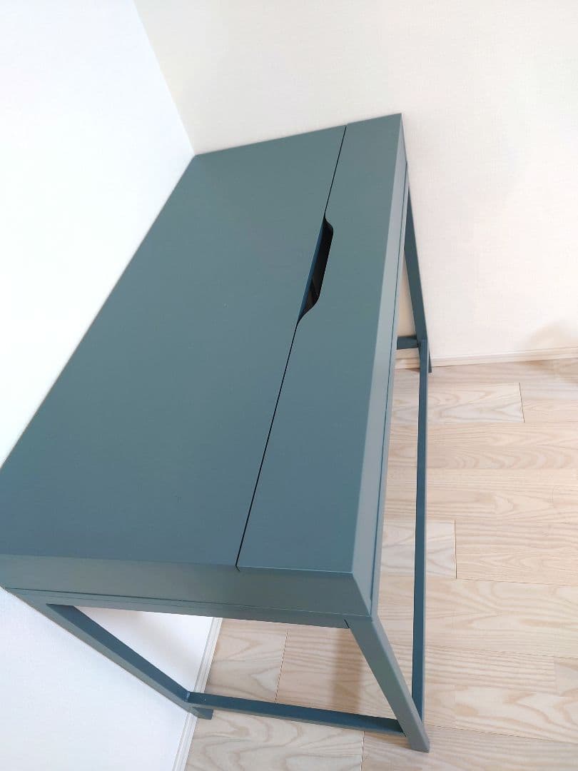 【美品】IKEA ALEX アレクス デスク グレーターコイズ 100
