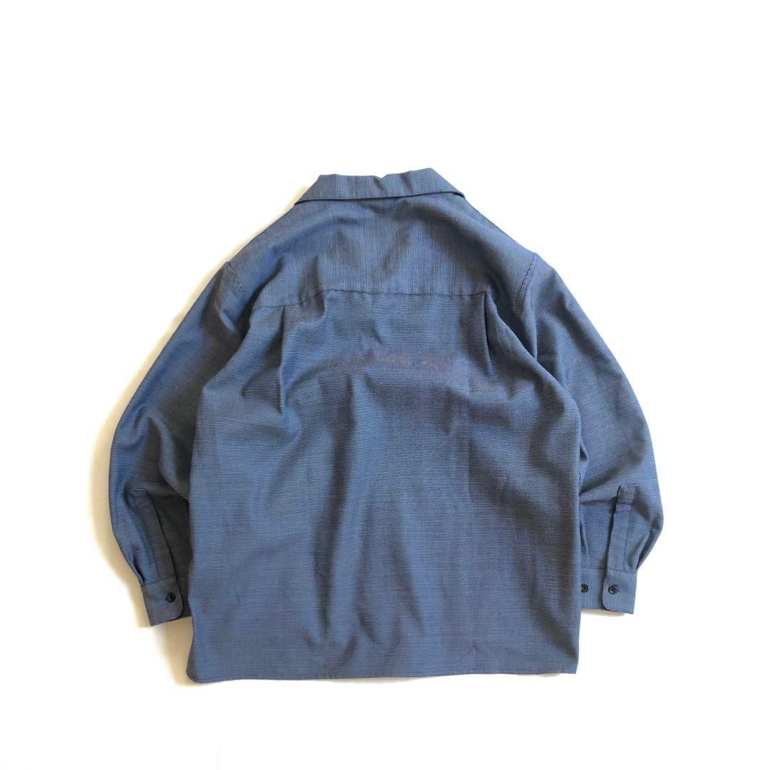 Steven Alan T/Wドビー ボックス キャンプカラー シャツ ボールド