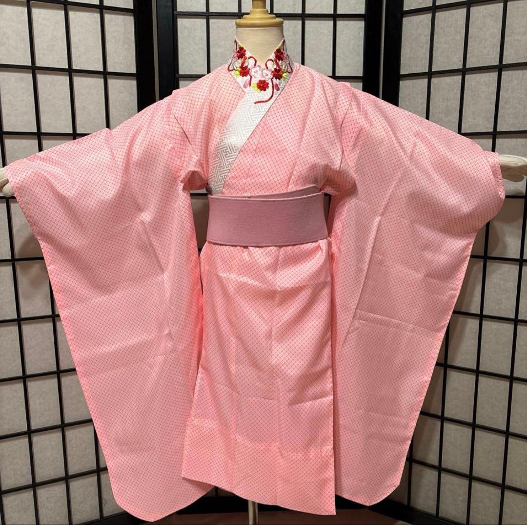 七五三　着物セット　7歳　茶色　ブラウン