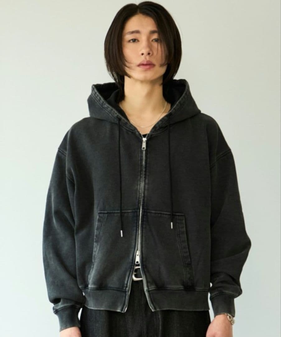 sinss パーカー　フーディー　スミクロ　М