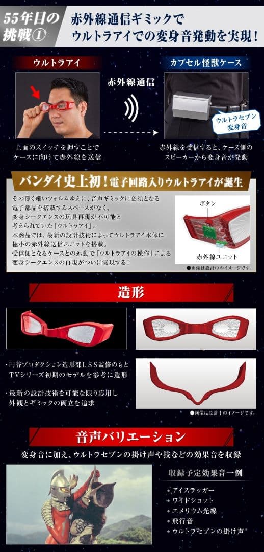 ウルトラレプリカ ウルトラセブン 55th Anniversary Set