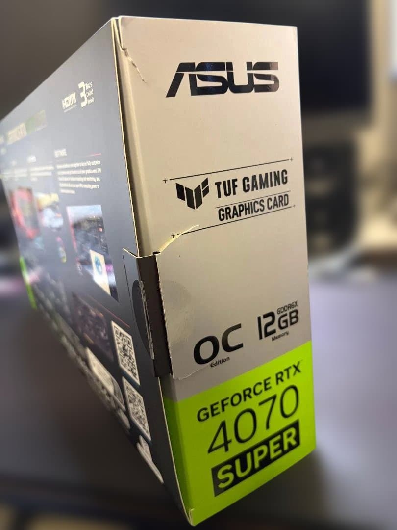 【領収書付】ASUS TUF GeForce RTX 4070 SUPER