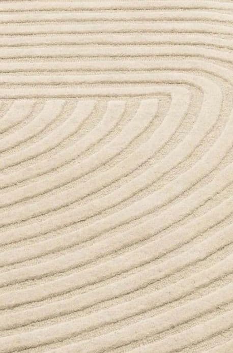 Rughaus ベージュ ラグ　ウール100％