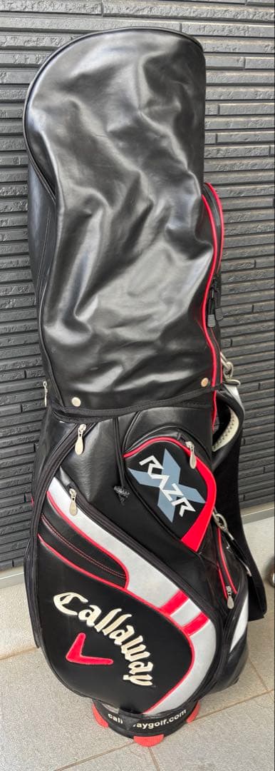 キャロウェイ　Callaway ゴルフバッグ　ブラック&レッド　14分割