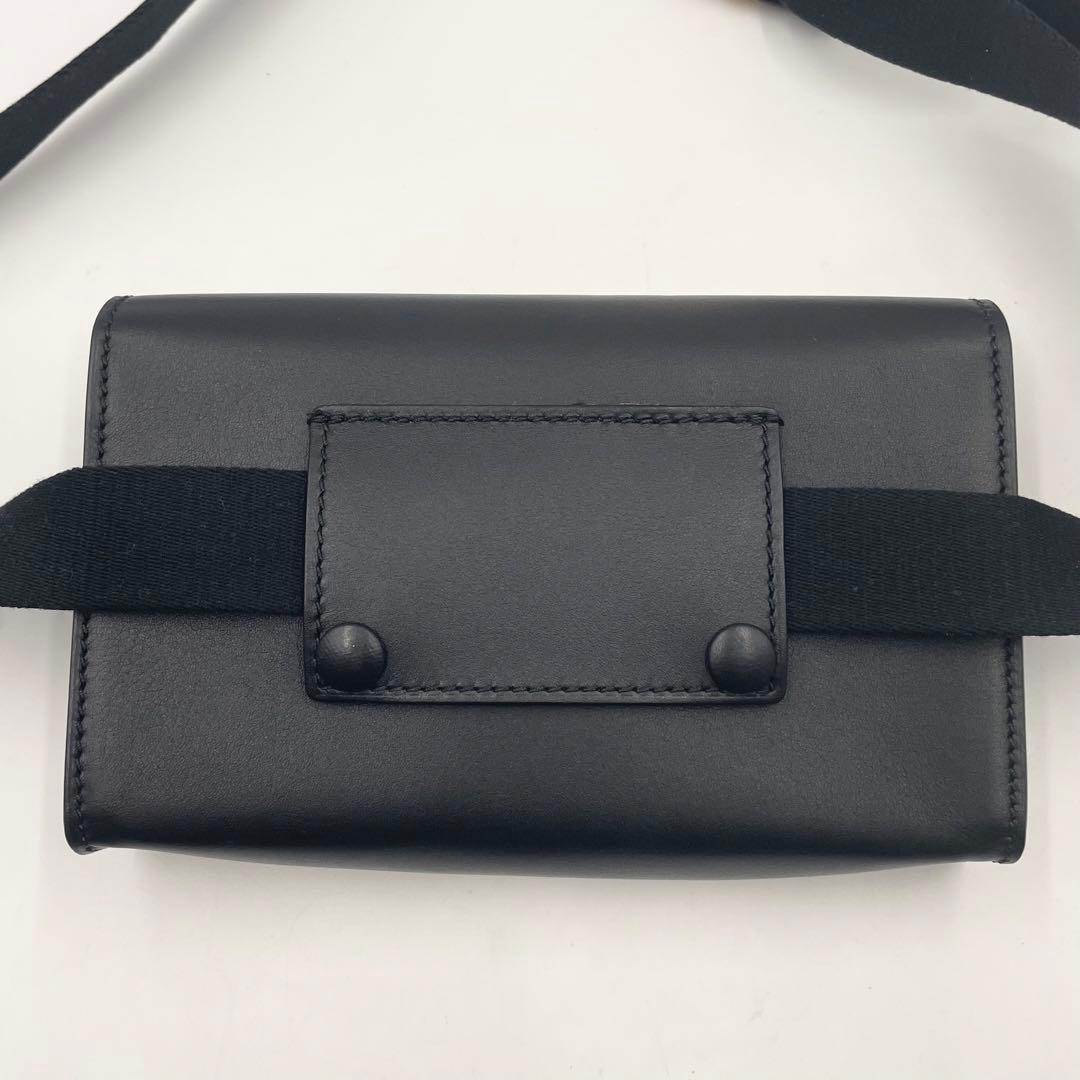 【美品】dunhill ダンヒル ロックバック ボディバッグ ベルトバッグ 黒