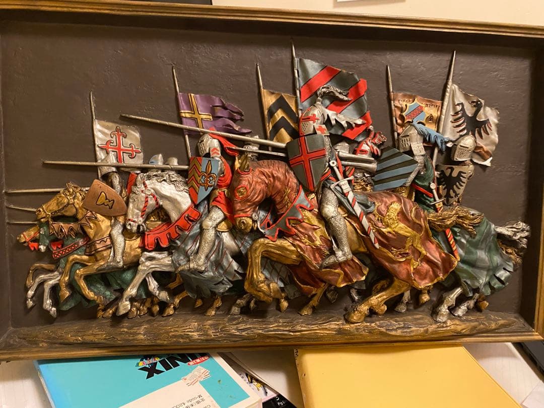 レリーフ壁掛け彫刻 MARCUS DESIGNS knight