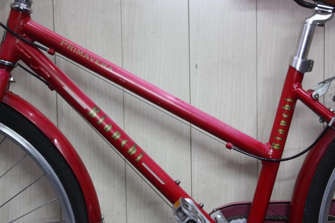 ビアンキ PRIMAVERA 26型アルミ シマノ8速 410mm クロスバイク