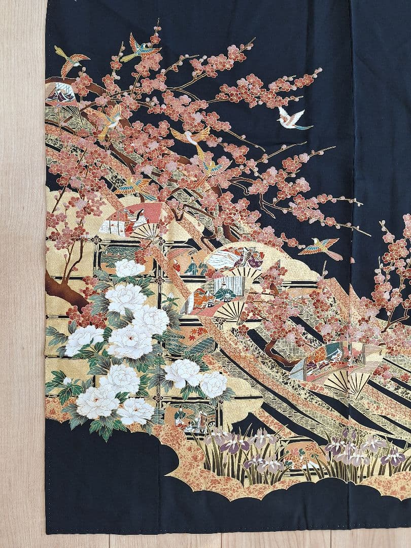 着物リメイクワンピース3702