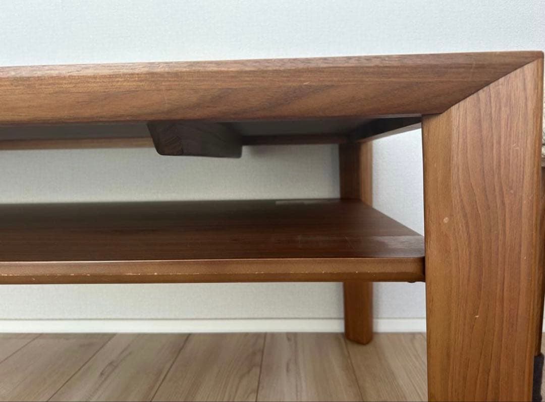 カリモク 木製 センターテーブル TU3785 ウォールナット ローテーブル