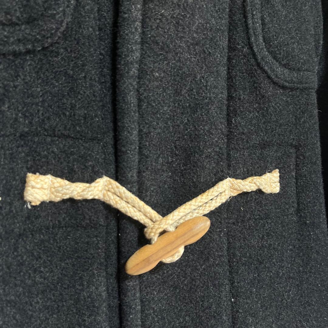 King　　イーストボーイ　カシミヤ混　ダッフルコート　チェック　M