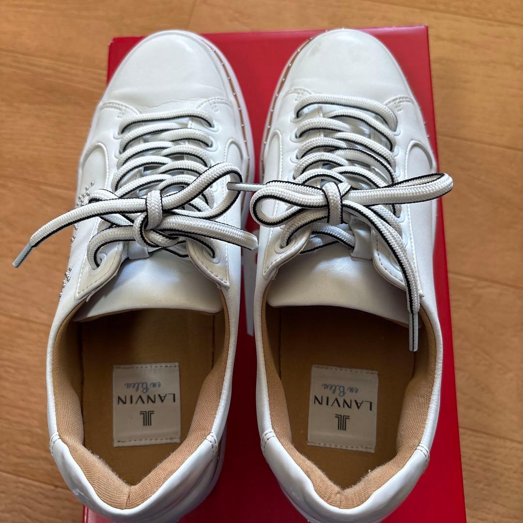 ランバン オン ブルー LANVIN en Bleu スニーカー 23 美品