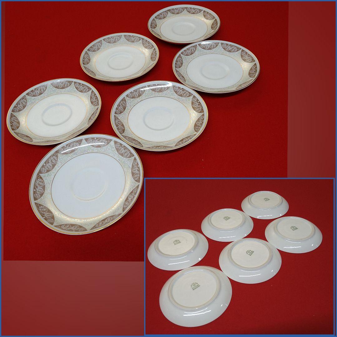 AG89 オールド東洋陶器社謹製 ティーセット 東陶硬質磁器製 6客 未使用