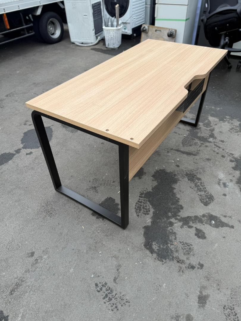 木製パソコンデスク ナチュラル Metio 244