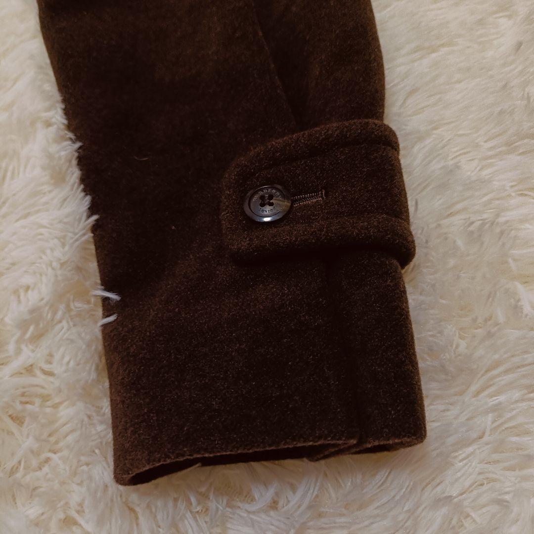美品✨️BURBERRY LONDON　ウールコートアンゴラ混　XL　大きめ