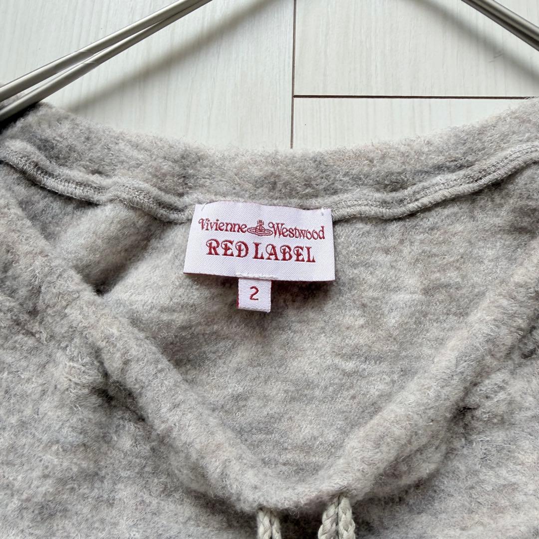 美品✨ヴィヴィアンウエストウッド　ウールワンピース　パーカー風　パワーショルダー