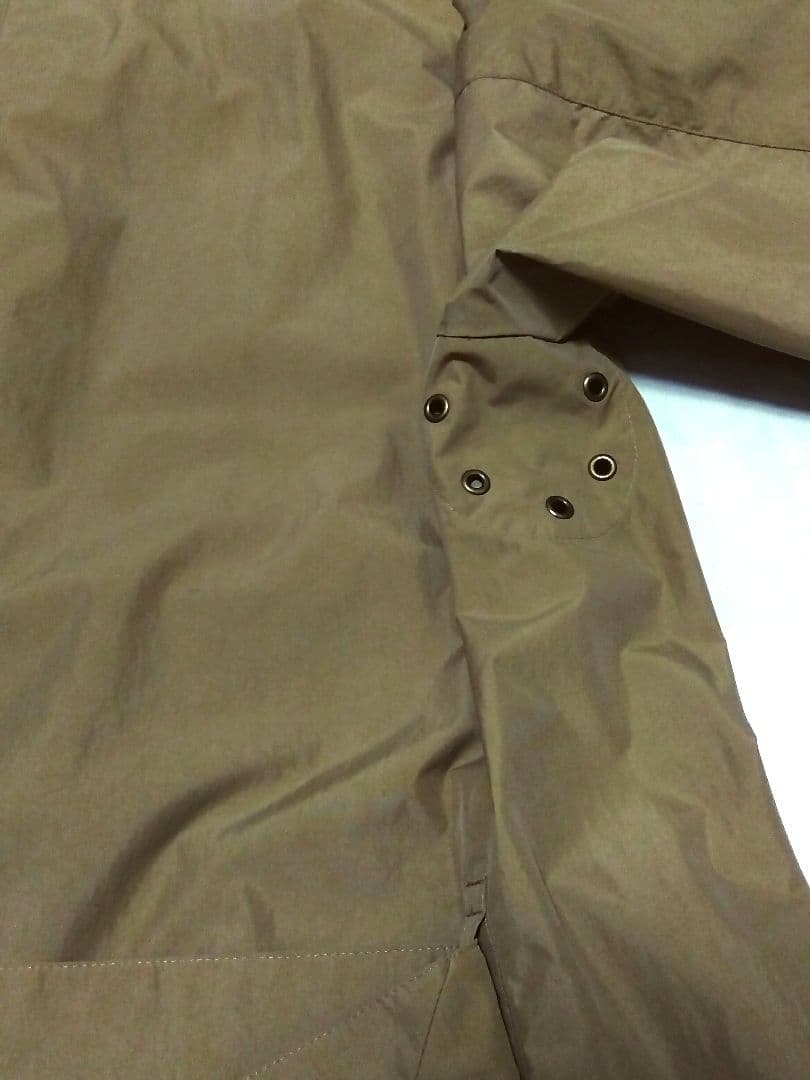 マッキントッシュ ロンドン ナイロンコート カーキ バックル チェック柄　L