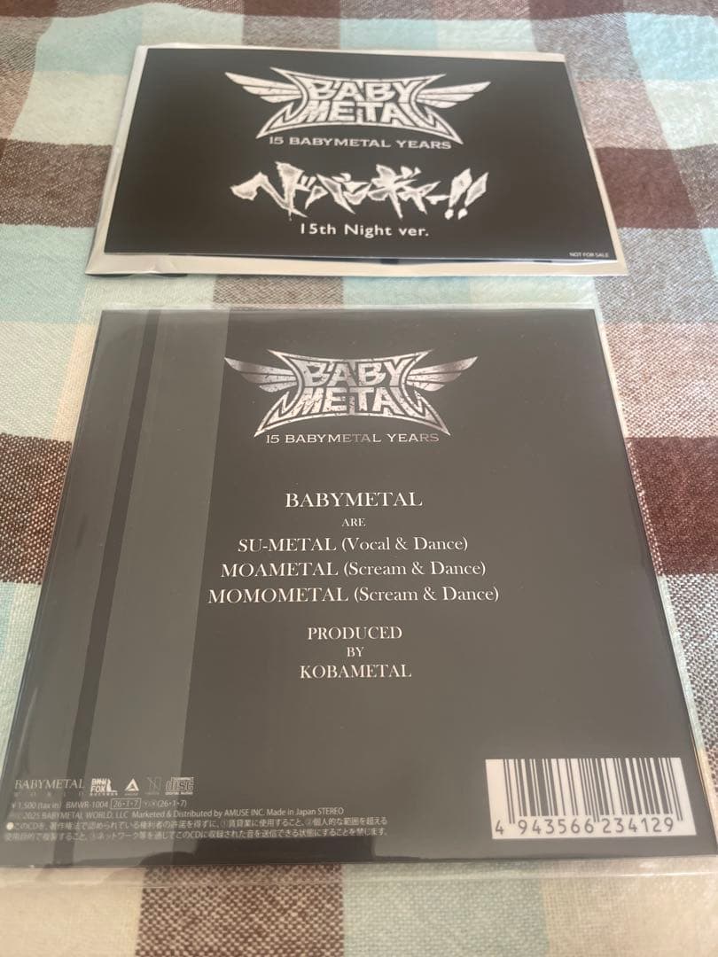 BABYL ヘドバンギャー ！！ 15th Night ver. CD