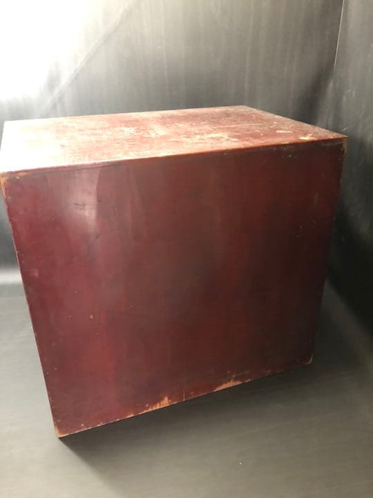 書庫 和本や古書 古本 古文書の収納に！書棚本棚木箱 大蔵経 観音開き 時代家具