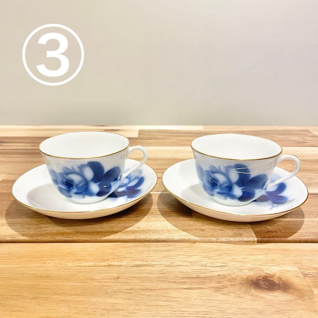 【美品】大倉陶園　ノリタケ　ブルーローズセット　食器