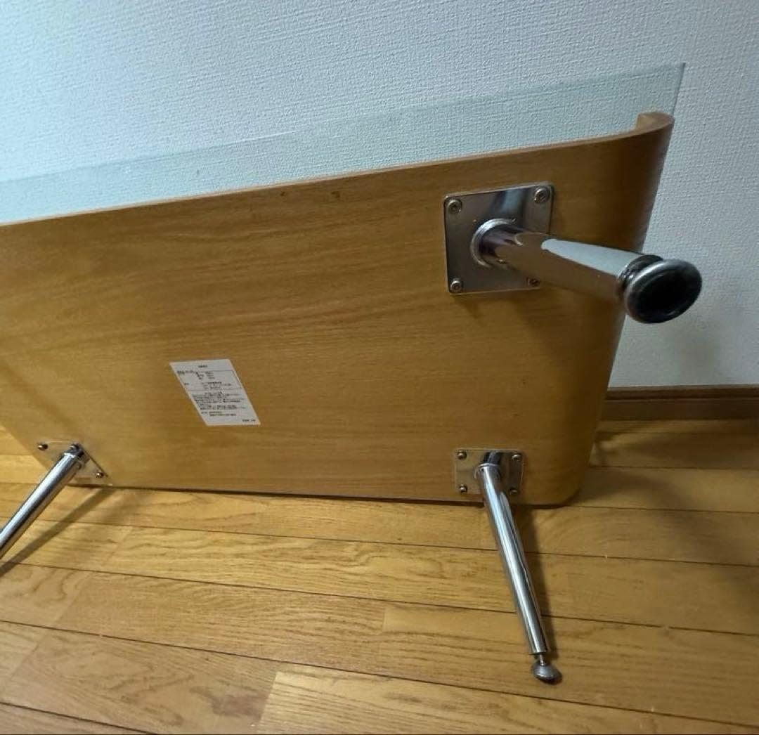 岩附　ガラステーブル　ローテーブル