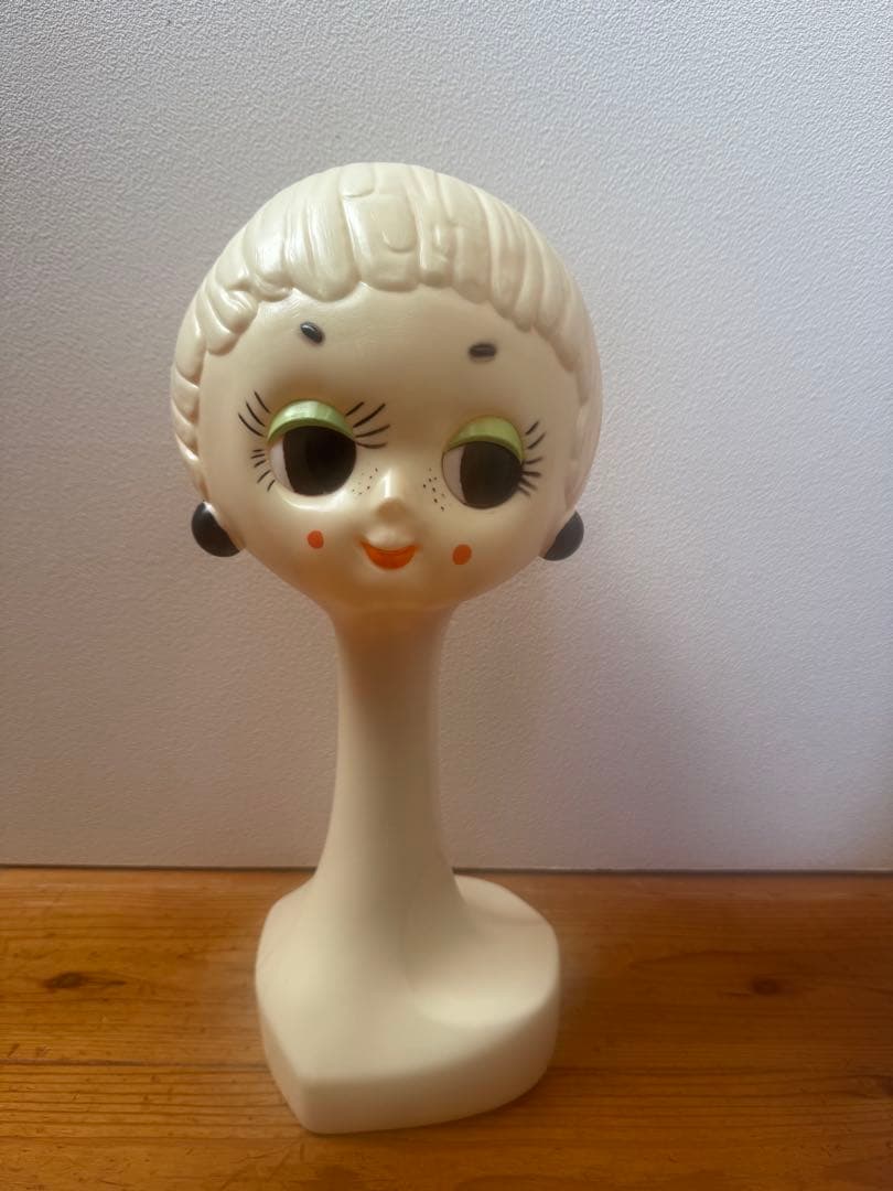 ツイッギーヘッドマネキンディスプレイ帽子かけインテリアレトロ