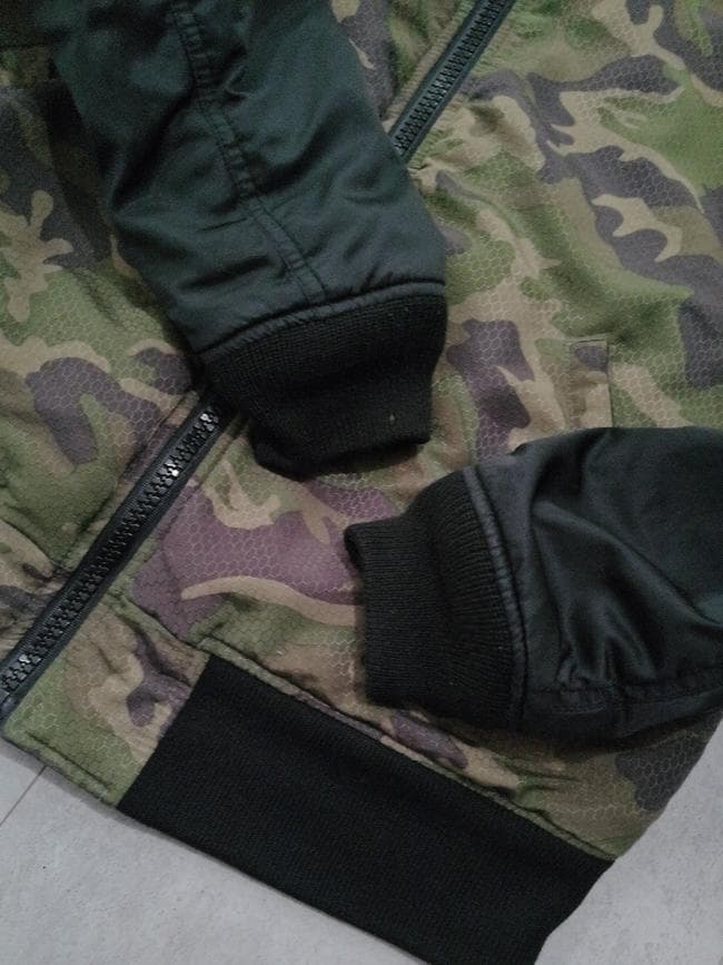 AVIREX 35th記念 カモフラ リバーシブル MA-1フライトジャケットL