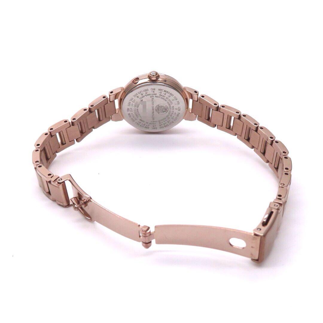 ☆極美品 ES9435 51A クロスシー 電波ソーラー シチズン 時計 ピンク