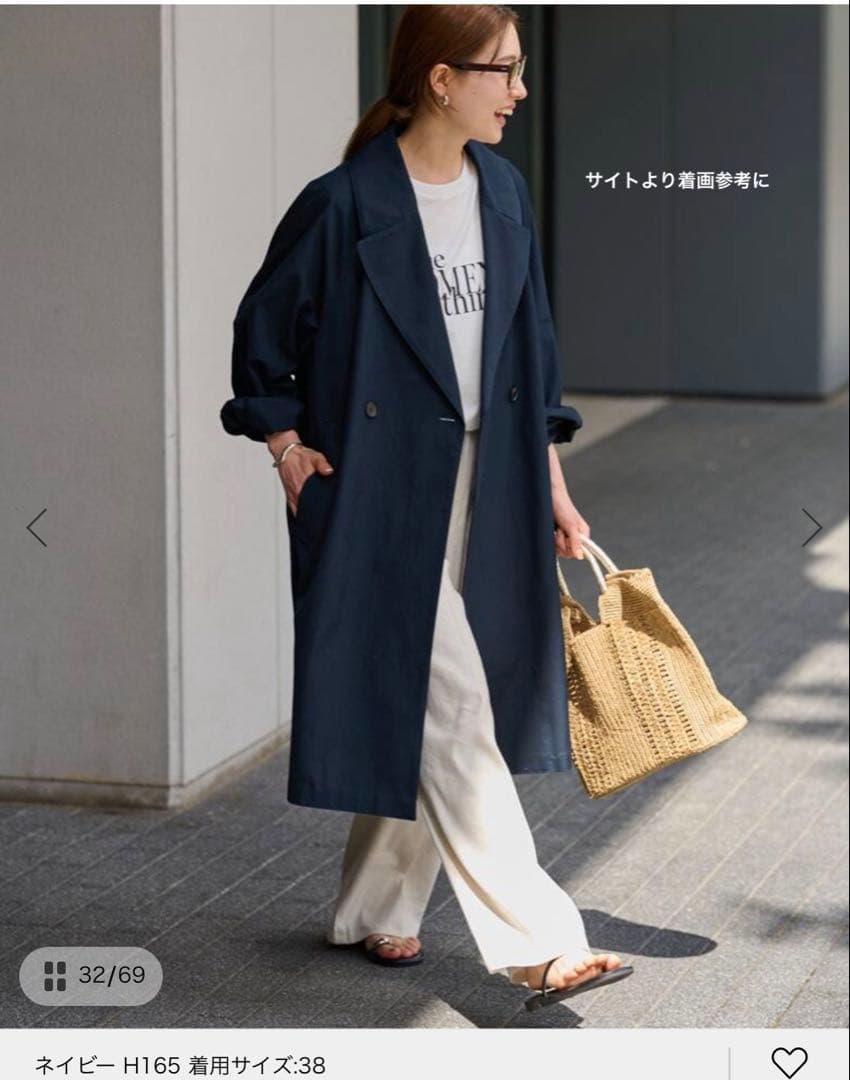 FRAMeWORK コットンキャンバスコート　38