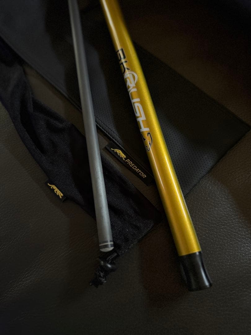 ビリヤード PREDATOR BK RUSH GOLD NW