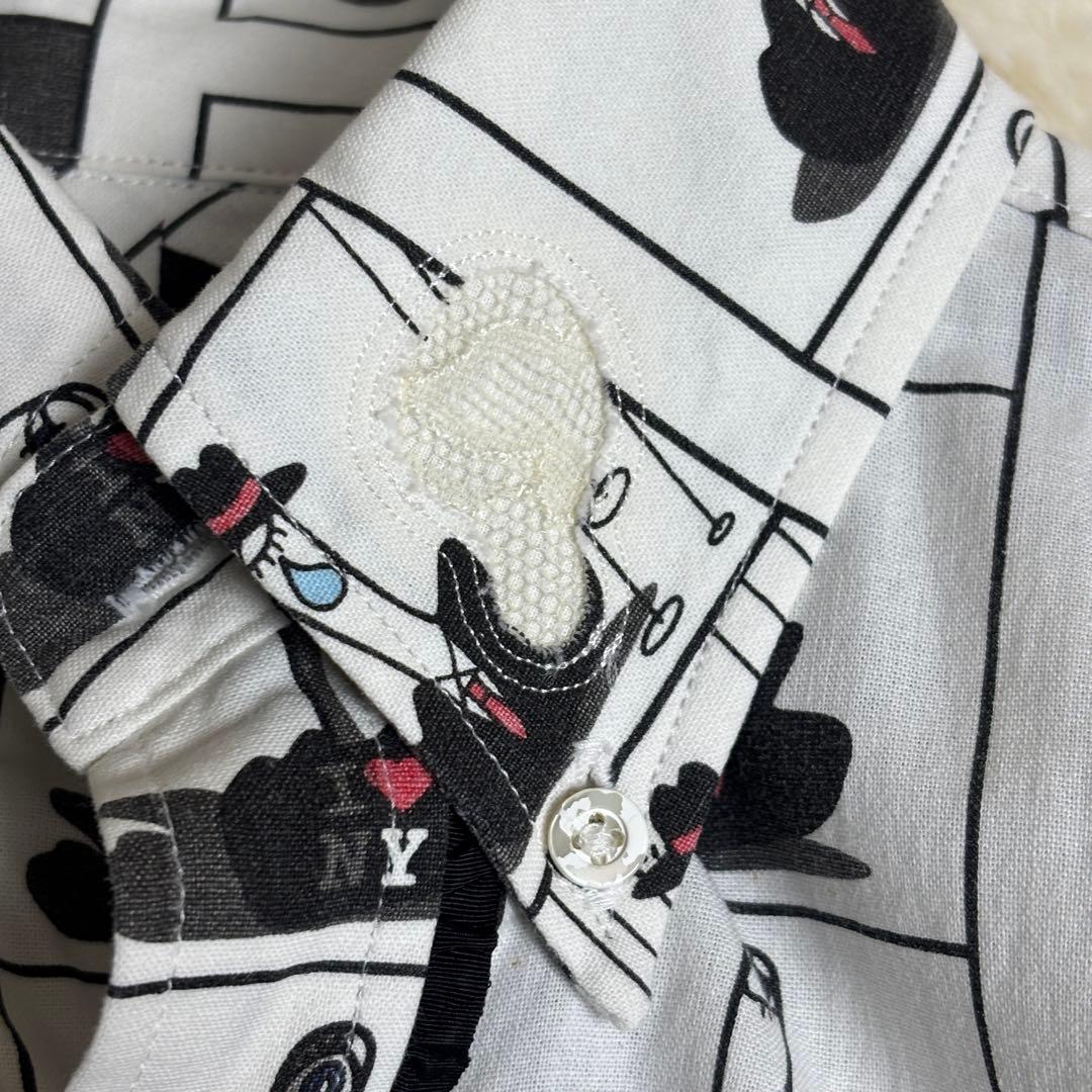 ✮M　長袖シャツ　ナンバーナイン　宮下期　アーカイブ期　アート　世界観　日本製✮