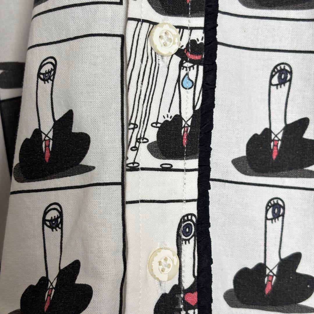 ✮M　長袖シャツ　ナンバーナイン　宮下期　アーカイブ期　アート　世界観　日本製✮