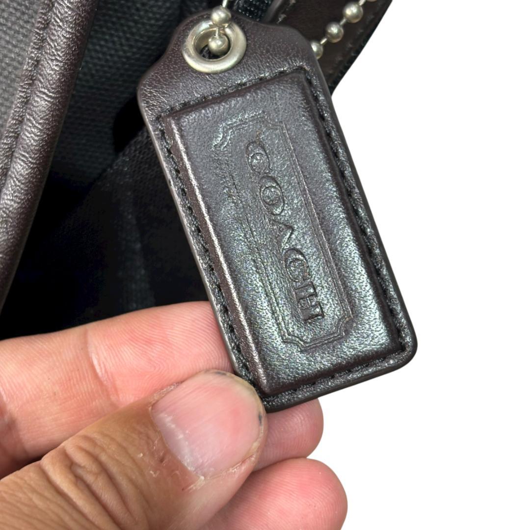 【COACH】メッセンジャーバッグ ブラック カモフラージュ メンズ