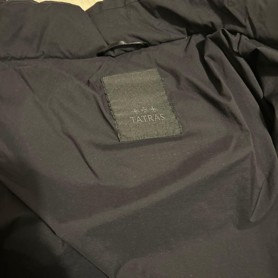 【美品】TETRAS ロングダウンコート　LESTE サイズ02 ブラック
