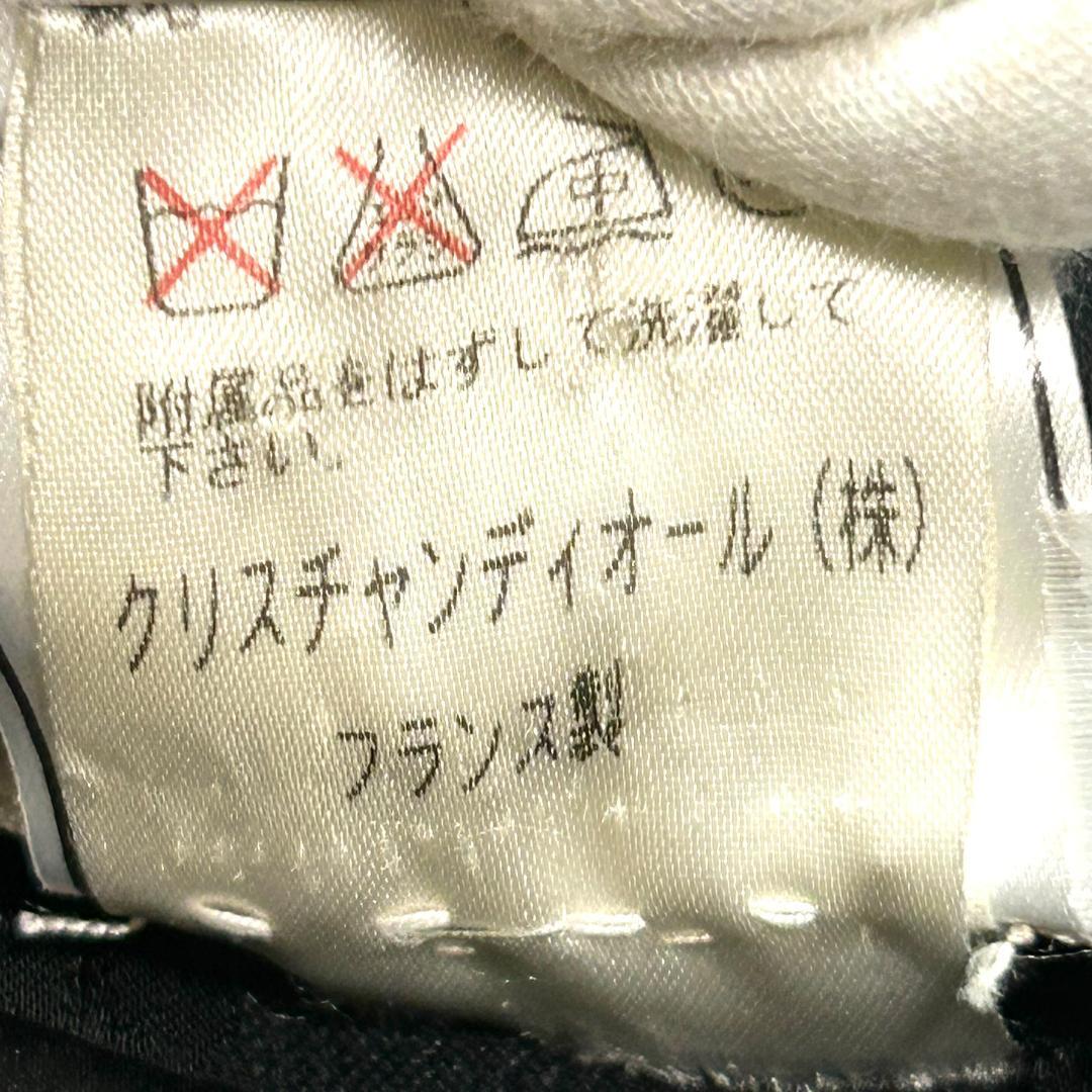 クリスチャンディオール　ガリアーノ期　　ジャケット　総柄　黒　チェスターコート